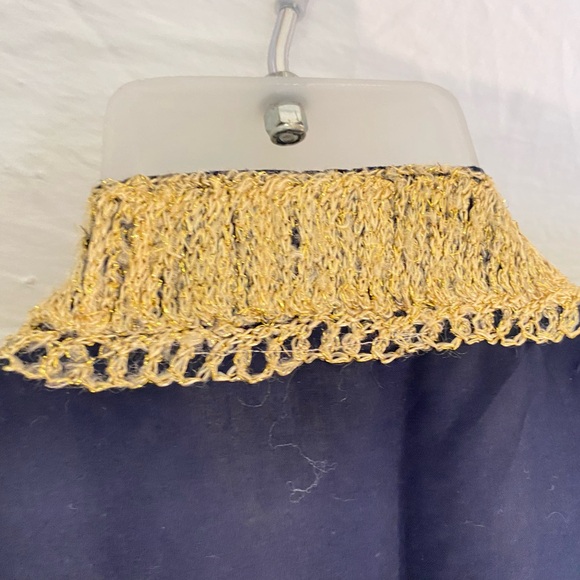 Navy Blue/gold tunic - Picture 9 of 15